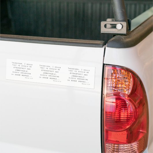 Steadfast immovable mosiah lds scripta autoaufkleber (Auf Lkw)