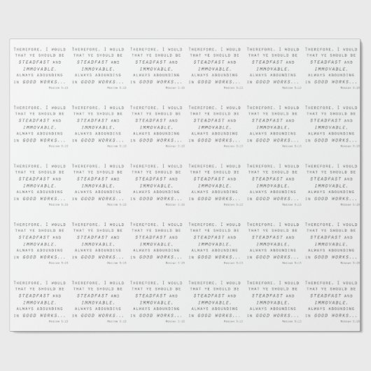 Steadfast immovable mosiah lds scripta geschenkpapier (Flach)