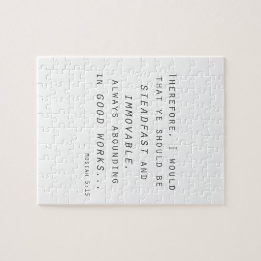 Steadfast immovable mosiah lds scripta puzzle (Horizontal)