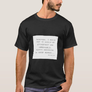 Steadfast immovable mosiah lds scripta T-Shirt