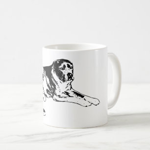 Steadfast Pup in sauberer Tinte Kaffeetasse