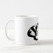 Steadfast Pup in sauberer Tinte Kaffeetasse (Links)