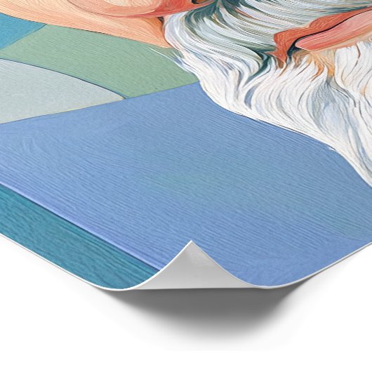 Steadfast Shepherd: Papst Saint Leo der Große Poster (Ecke)