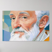 Steadfast Shepherd: Papst Saint Leo der Große Poster (Vorne)