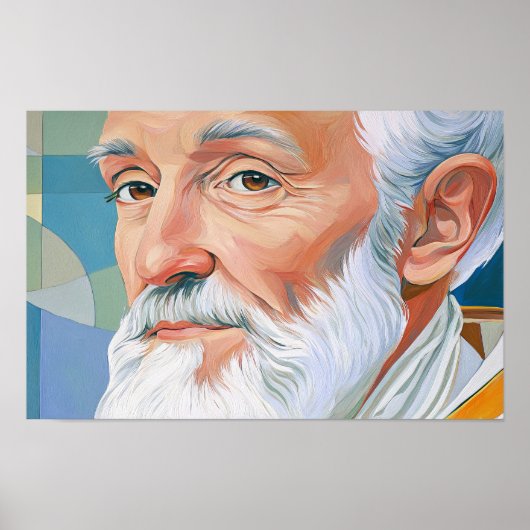 Steadfast Shepherd: Papst Saint Leo der Große Poster (Vorne)