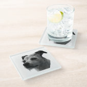 Steady Companion – Parson Russell Terrier Glasuntersetzer (Schrägansicht)