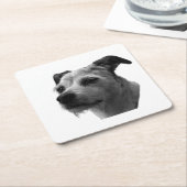 Steady Companion – Parson Russell Terrier Rechteckiger Pappuntersetzer (angewinkelt)