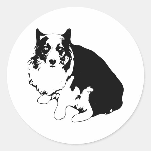Steady Corgi Sticker (Vorderseite)