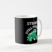 Steady Is Still Progress Tortoise| Gentle Reminder Kaffeetasse (VorderseiteRechts)