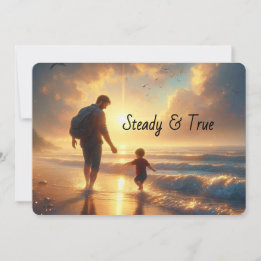 Steady & True Vatertagskarte Feiertagskarte