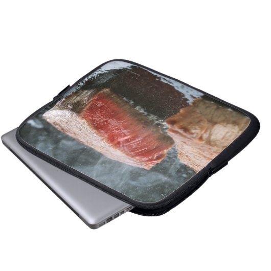 Steak 3 laptopschutzhülle (Vorne Knopf)