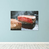 Steak 3 leinwanddruck (Insitu (Holzboden))