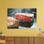 Steak 3 leinwanddruck (Insitu (Wohnzimmer))
