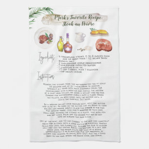 Steak au Poivre   Recipe Heirloom Küchentücher