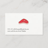 Steak Butcher Visitenkarte (Rückseite)