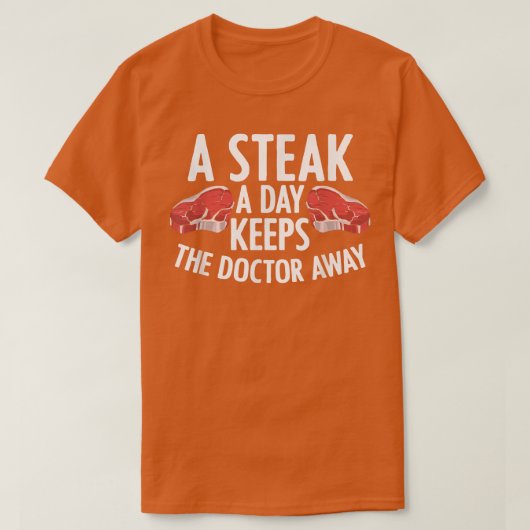Steak Carnivore Grilling Master Meat Eater Meat Lo T-Shirt (Design vorne)