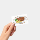 Steak Cartoon Illustration Ausweis (Handheld)