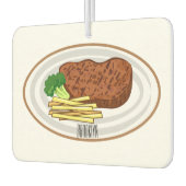 Steak Cartoon Illustration Autolufterfrischer (Links)