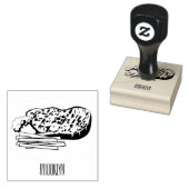 Steak Cartoon Illustration Gummistempel (Stempel)