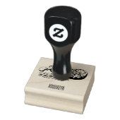 Steak Cartoon Illustration Gummistempel (Stempel)
