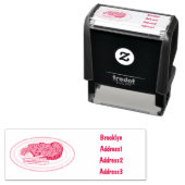 Steak Cartoon Illustration Permastempel (Beispiel)