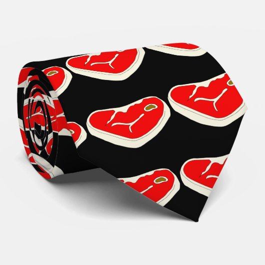 Steak deckte Krawatte mit Ziegeln (Gerollt)