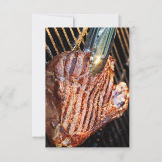 Steak-Einladungskarten Einladung