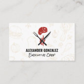 Steak | Food Icons Visitenkarte (Vorderseite)