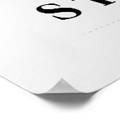 Steak Food Watercolor Poster (Ecke)