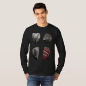 Steak  Grilling Father Grayscale Griller Steak T-Shirt (Vorne ganz)
