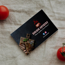 Steak House Business | Minimalistischer dunkler St