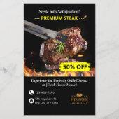 Steak House Specials Restaurant Flyer 2 Seiten (Vorne)