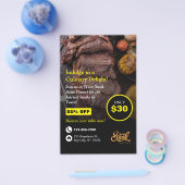 Steak House, Steak Resto, Restaurant Flyer (Einzeln)