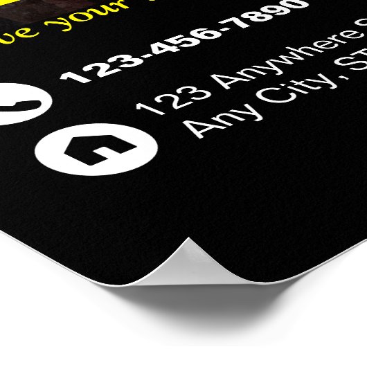 Steak House, Steak Resto, Restaurant Flyer Poster (Ecke)