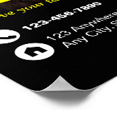 Steak House, Steak Resto, Restaurant Poster (Ecke)