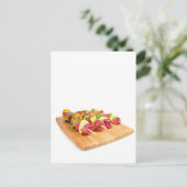 Steak Kabob Postkarte (Stehend Vorderseite)