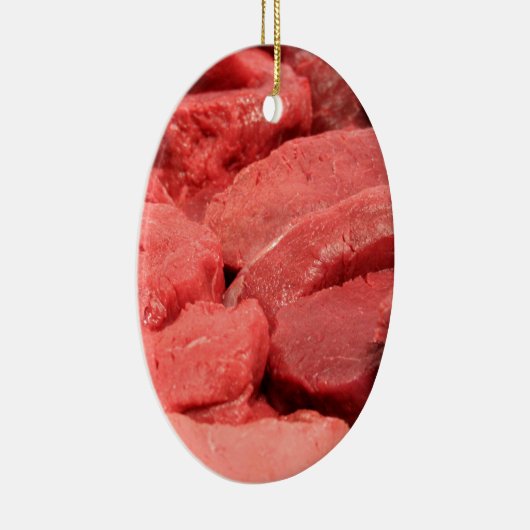 Steak Keramik Ornament (Rechts)