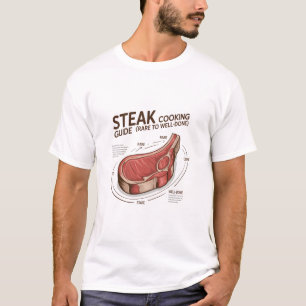Steak-Kochguide (Rar bis Durchgebraten) T-Shirt
