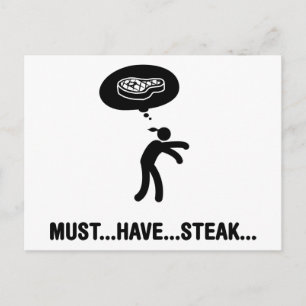 Steak Lover Postkarte