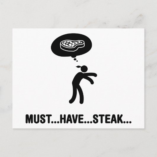 Steak Lover Postkarte (Vorderseite)