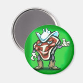 Steak Magnet (Vorderseite/Rückseite)