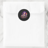 Steak My Heart Runder Aufkleber (Tasche)