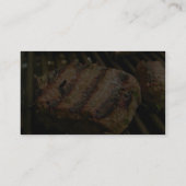 Steak-Nahrungsmittelabendessen-Grillen Visitenkarte (Rückseite)