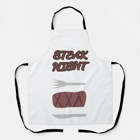 Steak Night Schürze (Vorderseite)