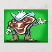 Steak Postkarte (Vorderseite)