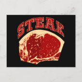 Steak Postkarte (Vorderseite)