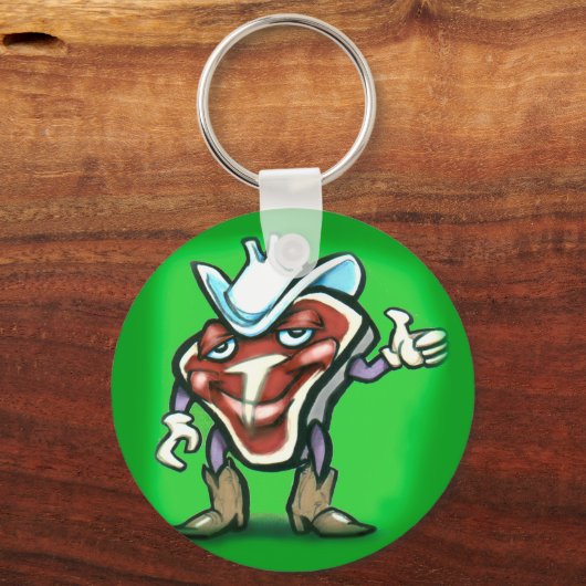 Steak Schlüsselanhänger (Vorderseite)