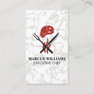 Steak   Service Cutlery   KOCH   Marmor Visitenkarte
