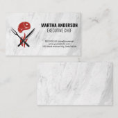 Steak und Servieren Visitenkarte (Vorne/Hinten)