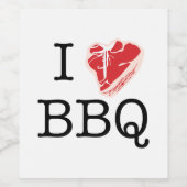 Steak Weinetikett (Einzelnes Label)